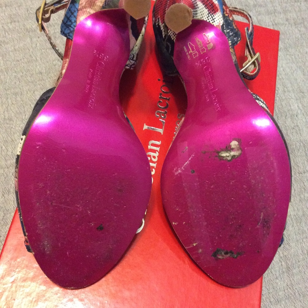 Vintage Christian Lacroix pumps. - Picture 4 of 8